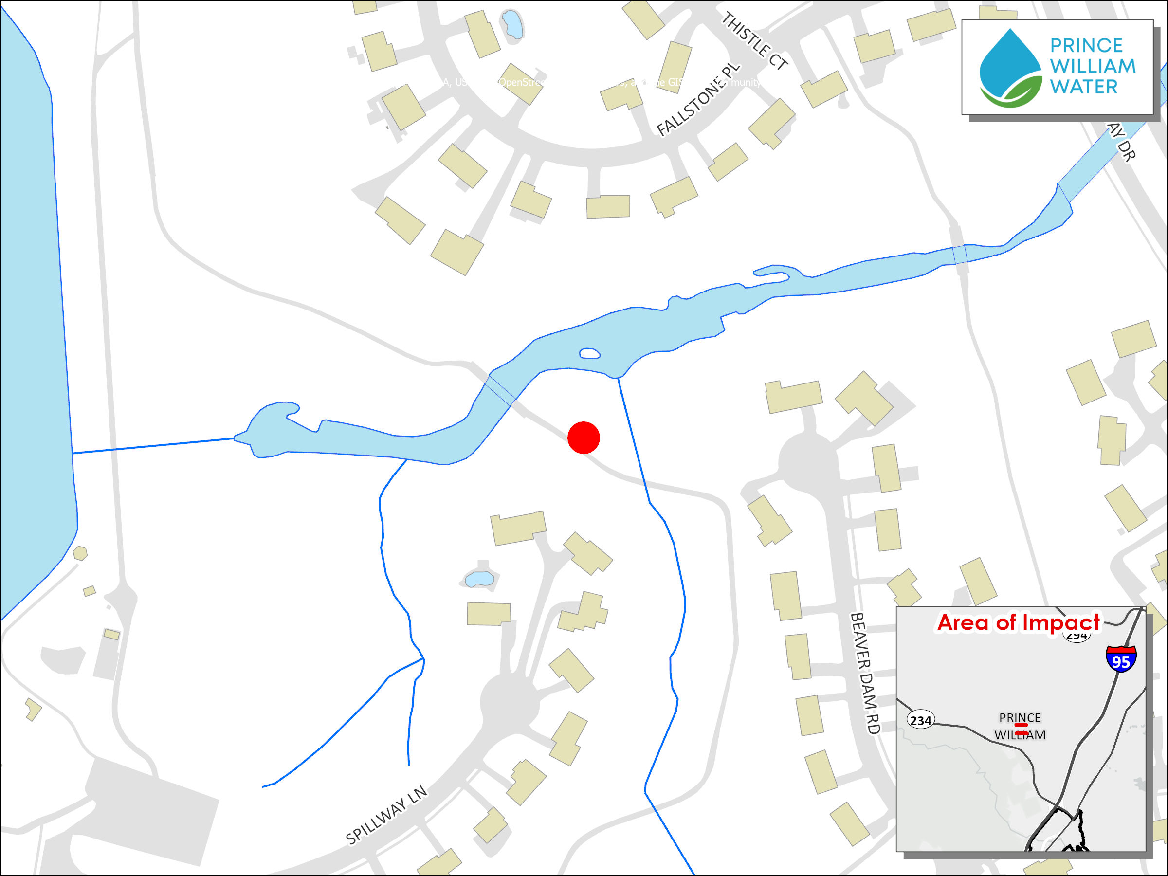 A map of the SSO location