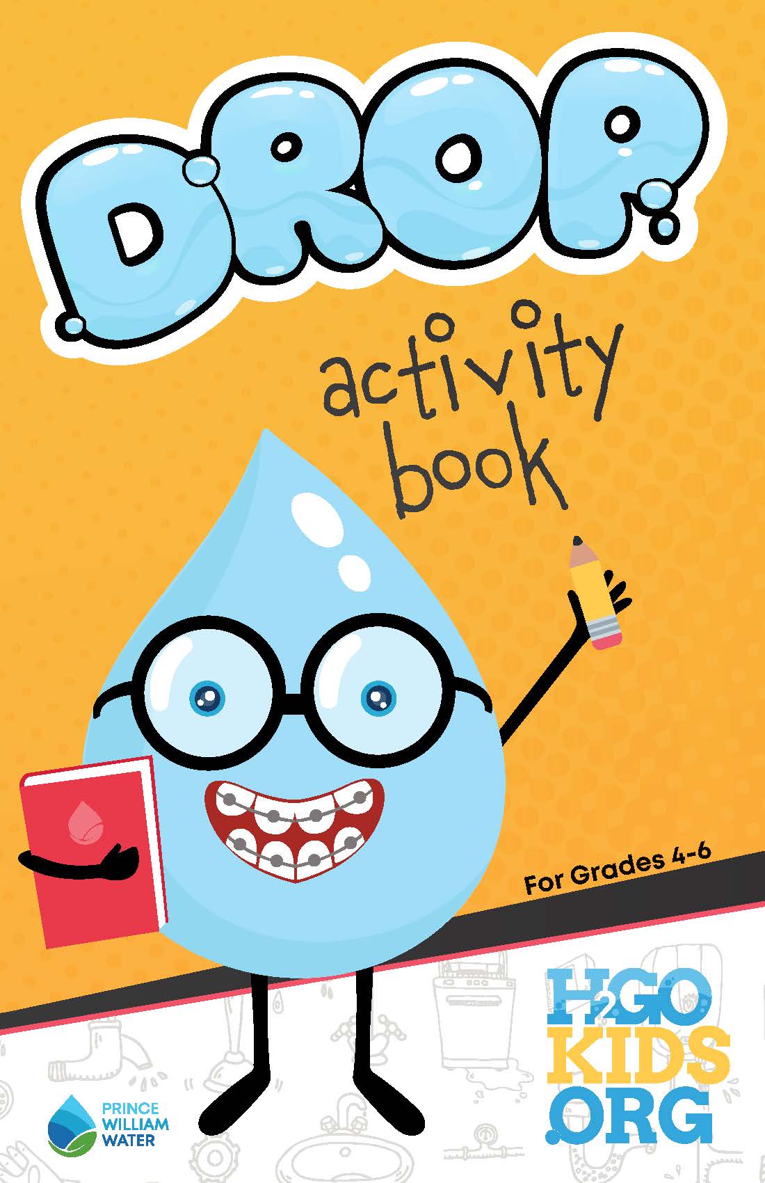 Drop activity book cover