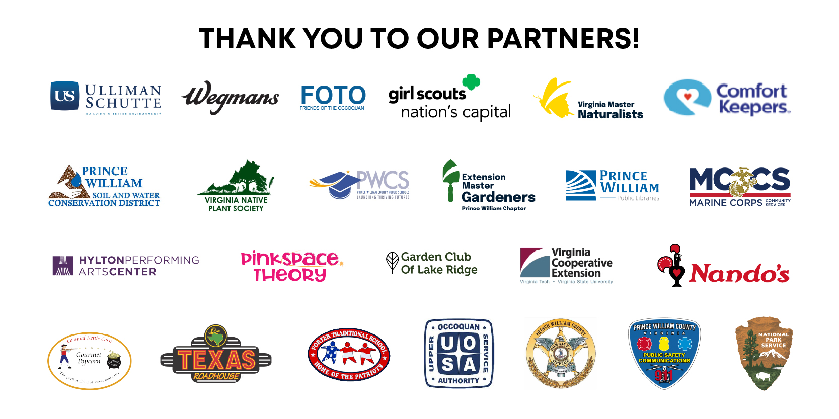 Thank You to Our Partners