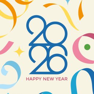 New Year's 2026 graphic