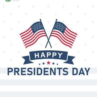 Happy Presidents Day graphic