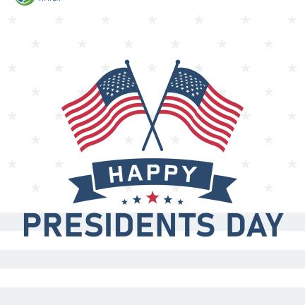 Happy Presidents Day graphic