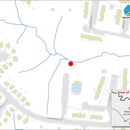 Map of Oakwood Drive