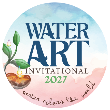 2027 Water Art logo- Water Colors the World version 2
