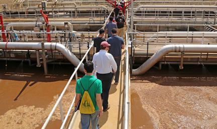 People Touring the Mooney Facility
