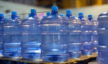 Photo: gallons of bottled water