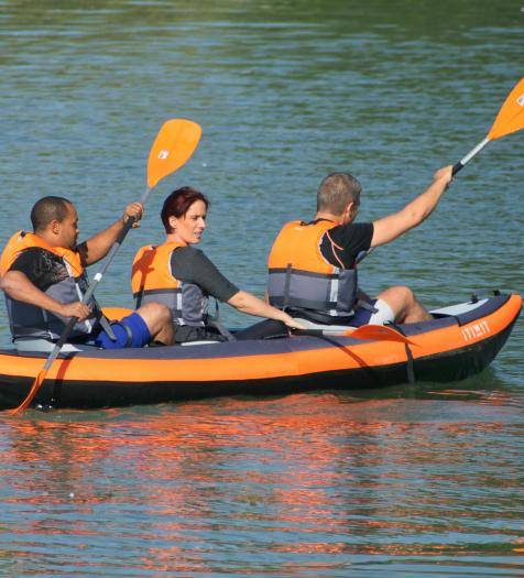 Rowers on the River