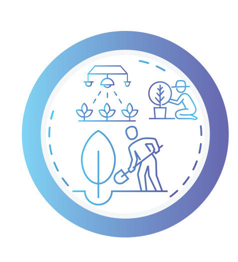 Wise Water Use Icon Landscape